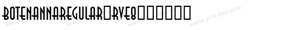 BotenAnnaRegular-rVE8字体转换