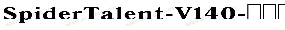 SpiderTalent-V140字体转换