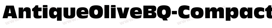 AntiqueOliveBQ-Compact字体转换