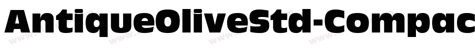 AntiqueOliveStd-Compact字体转换