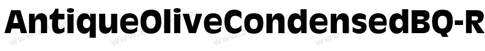 AntiqueOliveCondensedBQ-Regular字体转换