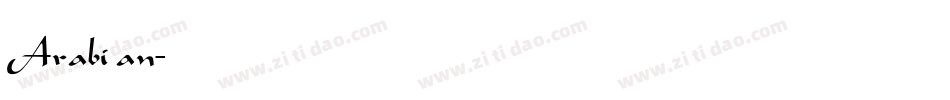 Arabian字体转换