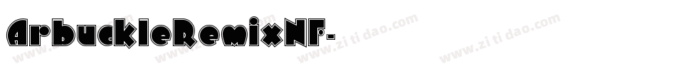 ArbuckleRemixNF字体转换