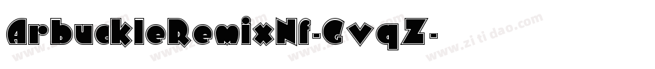 ArbuckleRemixNf-GvqZ字体转换