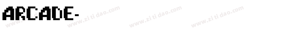 ARCADE字体转换