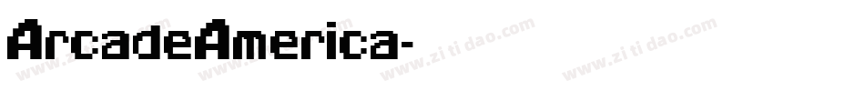 ArcadeAmerica字体转换