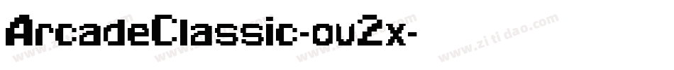 ArcadeClassic-ov2x字体转换