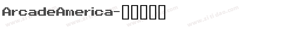 ArcadeAmerica字体转换