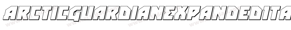 ArcticGuardianExpandedItalic-r6DA字体转换