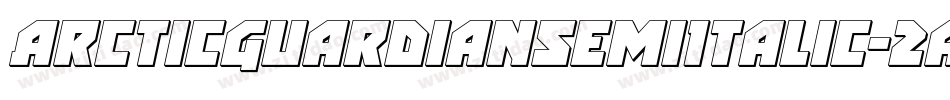 ArcticGuardianSemiItalic-2aDK字体转换