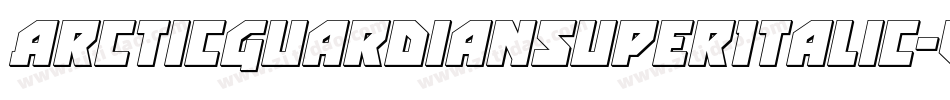 ArcticGuardianSuperItalic-vzXO字体转换