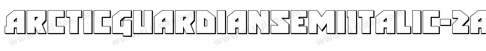 ArcticGuardianSemiItalic-2aDK字体转换