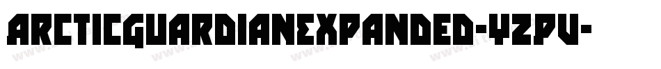 ArcticGuardianExpanded-YZPv字体转换