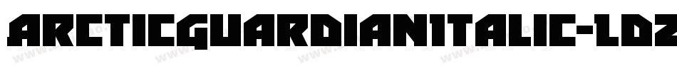 ArcticGuardianItalic-LdZW字体转换