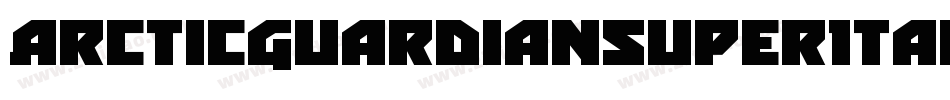 ArcticGuardianSuperItalic-vzXO字体转换