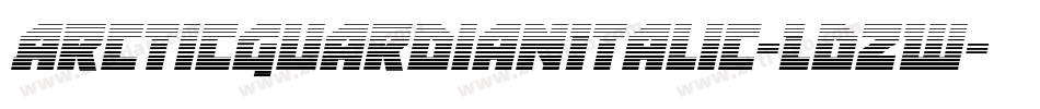 ArcticGuardianItalic-LdZW字体转换