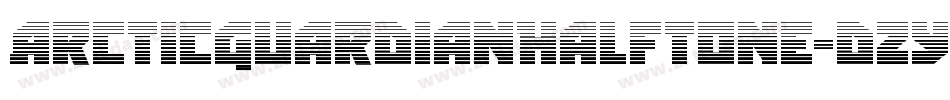 ArcticGuardianHalftone-dzyX字体转换