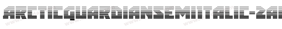 ArcticGuardianSemiItalic-2aDK字体转换