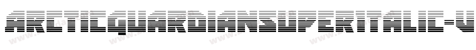 ArcticGuardianSuperItalic-vzXO字体转换