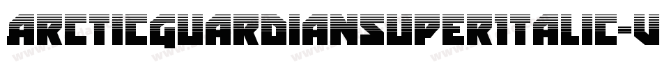 ArcticGuardianSuperItalic-vzXO字体转换