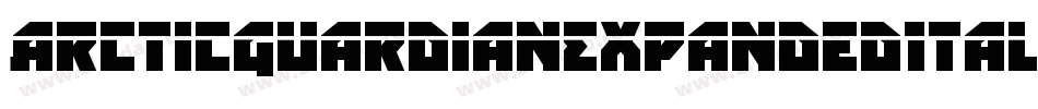 ArcticGuardianExpandedItalic-r6DA字体转换