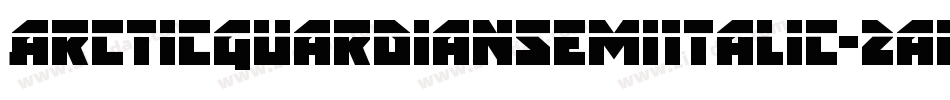 ArcticGuardianSemiItalic-2aDK字体转换