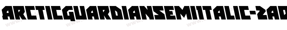 ArcticGuardianSemiItalic-2aDK字体转换