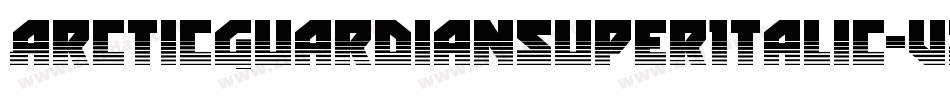 ArcticGuardianSuperItalic-vzXO字体转换