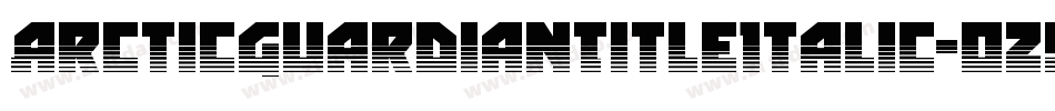 ArcticGuardianTitleItalic-oz9d字体转换