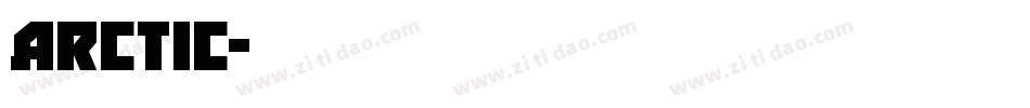 Arctic字体转换
