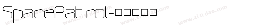 SpacePatrol字体转换