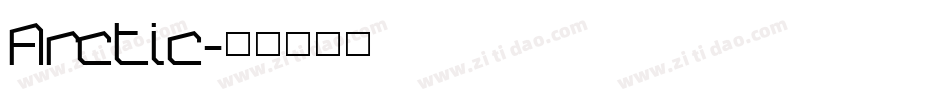 Arctic字体转换