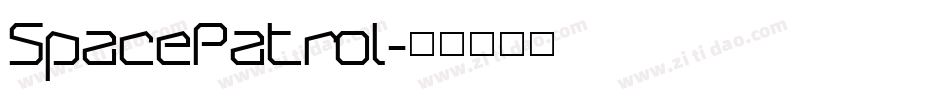 SpacePatrol字体转换