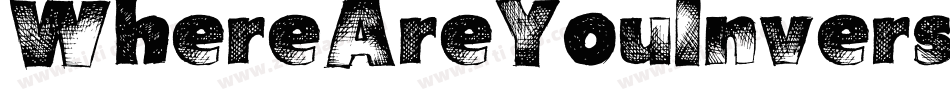 WhereAreYouInverse-owxjA字体转换