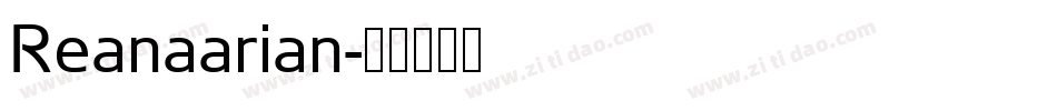 Reanaarian字体转换