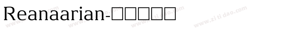 Reanaarian字体转换