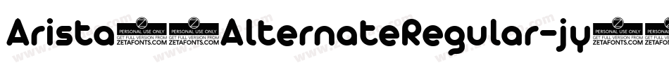 Arista20AlternateRegular-jy89字体转换
