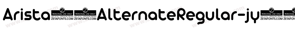 Arista20AlternateRegular-jy89字体转换