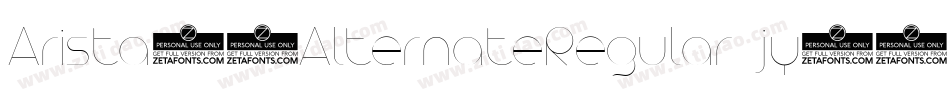 Arista20AlternateRegular-jy89字体转换