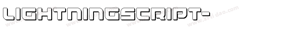 LightningScript字体转换