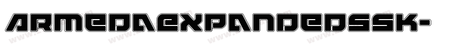 ArmedaExpandedSSK字体转换 ArmedaExpandedSSK字体转换