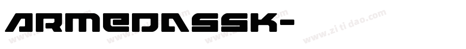 ArmedaSSK字体转换