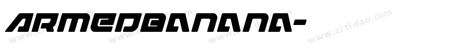 ArmedBanana字体转换