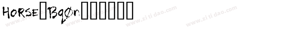 Horse-Bq0n字体转换