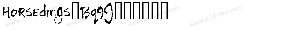 Horsedings-Bq9G字体转换