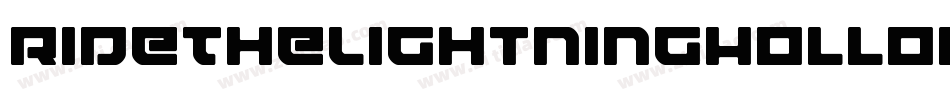 RideTheLightningHollowInver-511zL字体转换