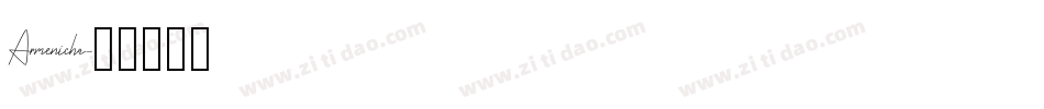 Armenicha字体转换