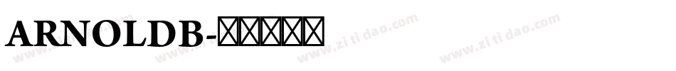ARNOLDB字体转换