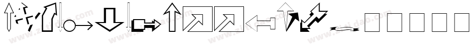 DNealianArrows字体转换