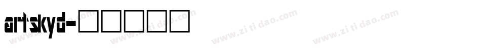 artskyd字体转换
